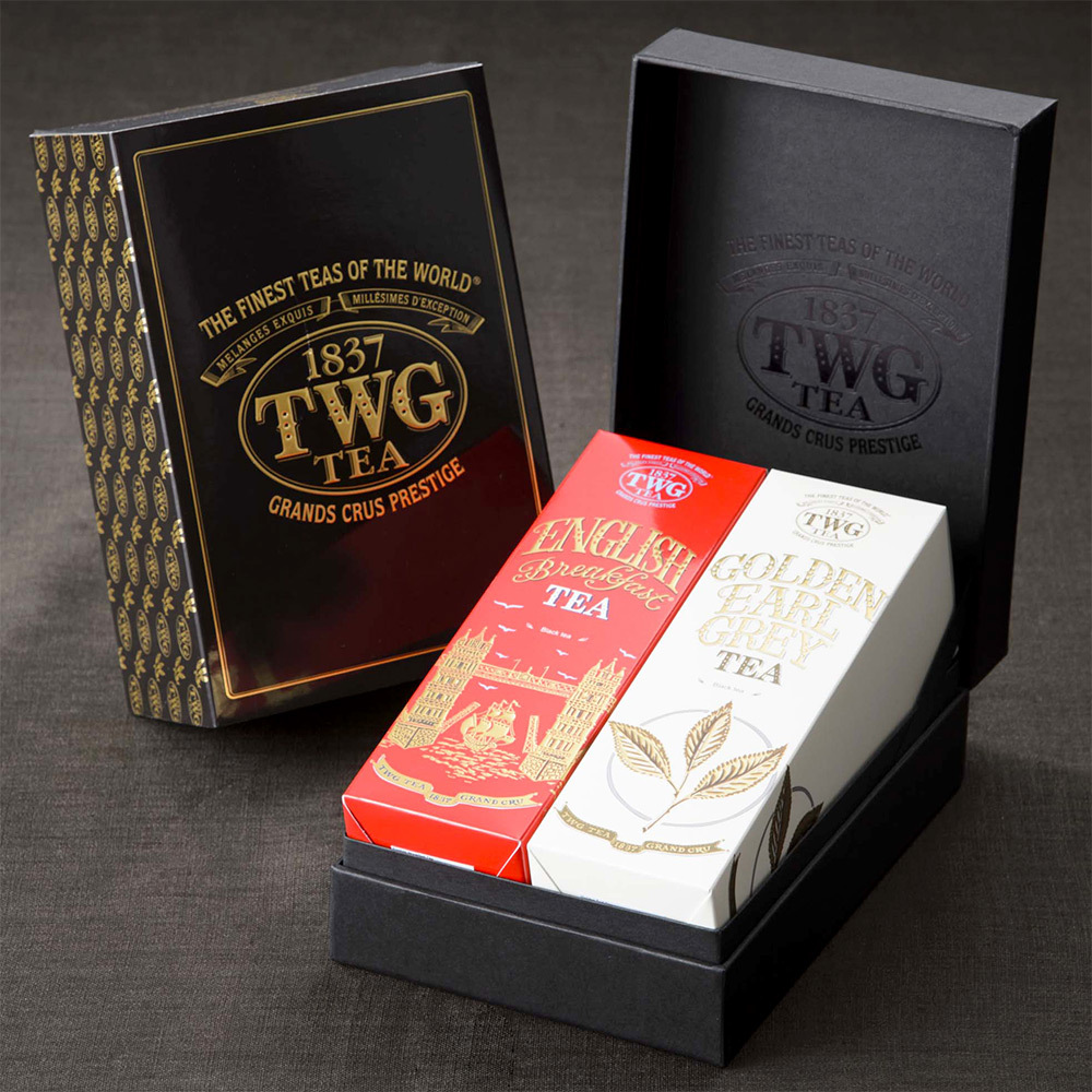 TWG 】新品 未開封 最高級紅茶ギフトボックス2缶セット 定価12,096円 TWG