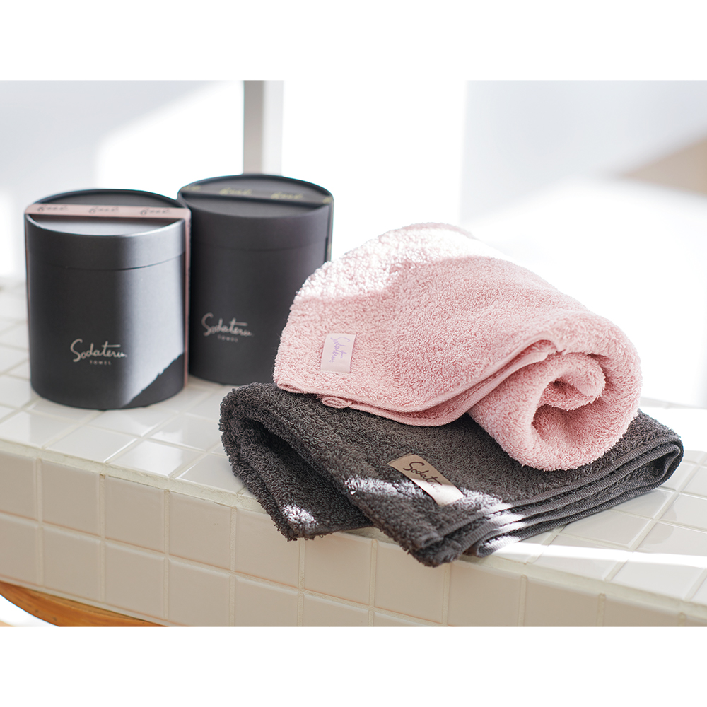 育てるタオル〉feel タオルセット ロータス/チャコール | 商品詳細