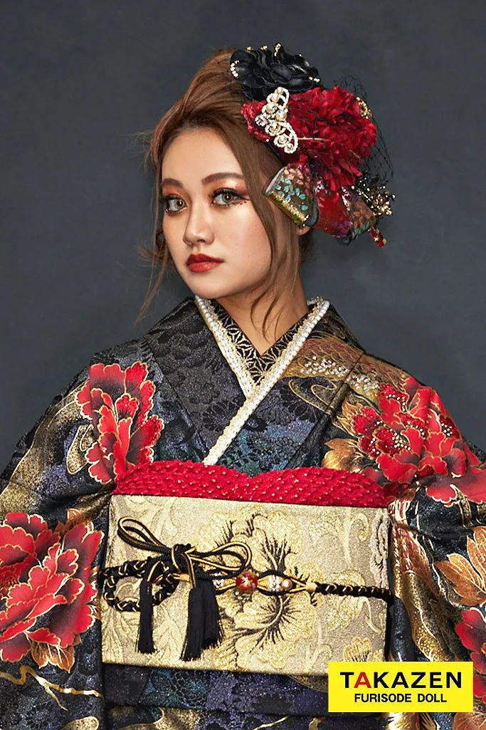 ジャパンモード 赤黒/ゴールド 本家龍柄 一番目立つ 人気 極妻風 派手