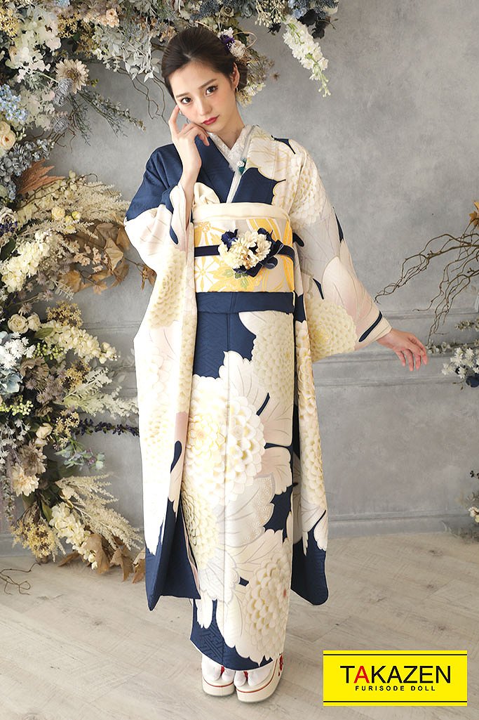 ≪早い者勝ち≫【お得品】振袖セット 成人式 正絹 古典柄 振袖 水色 S*12