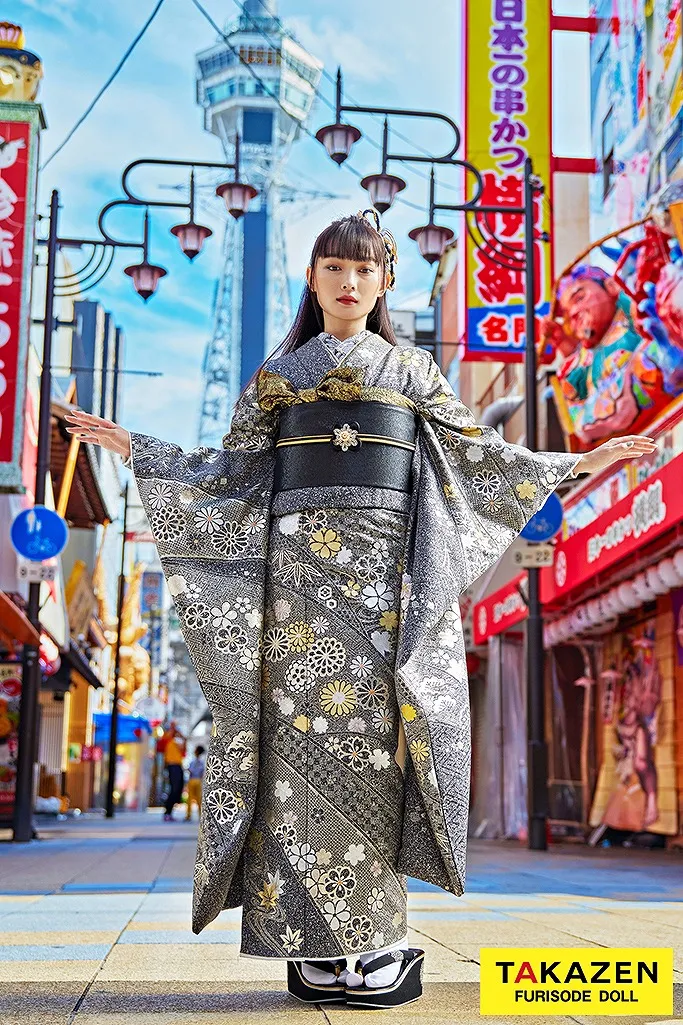 ヴィンテージスタイル グレー 印伝 大人っぽい かっこいい シック