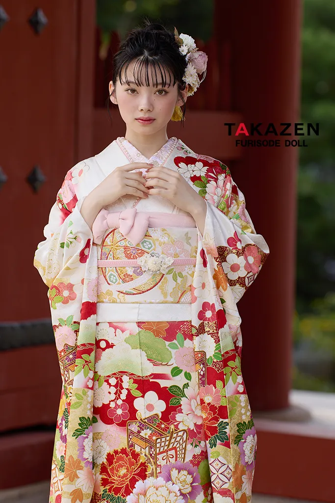 振袖 豪華 銀通し 刺繍 紋意匠 薔薇 身丈162cm 撥水加工済 【公式通販】