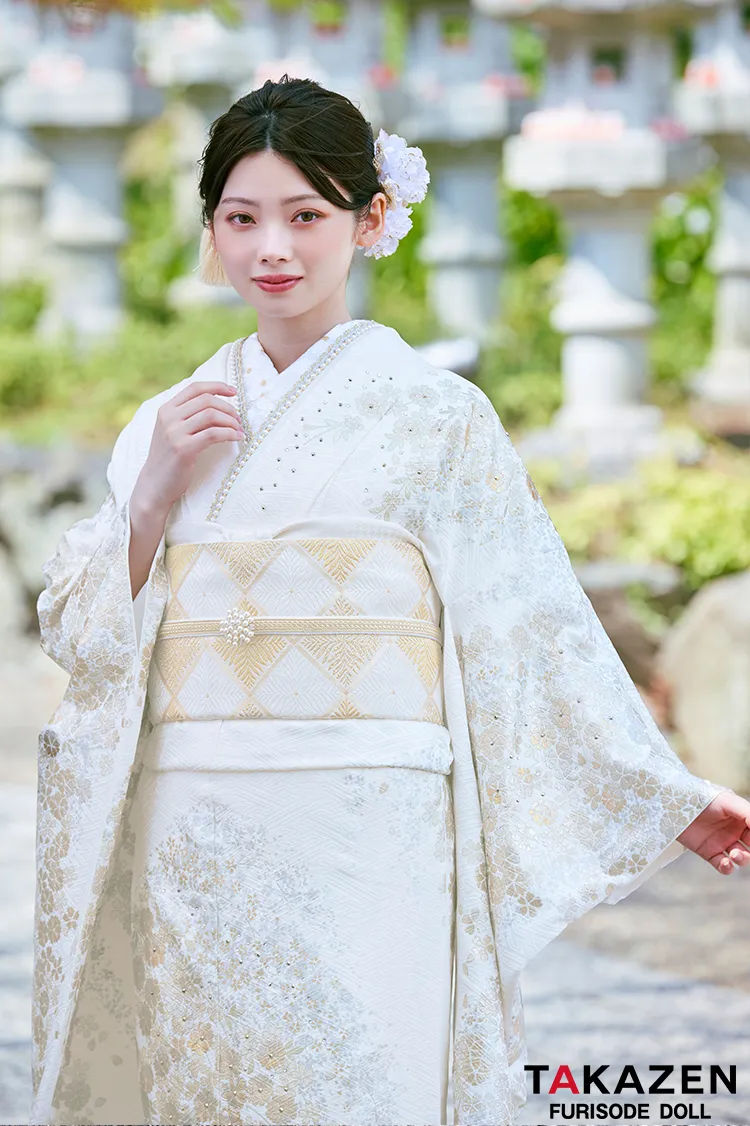 e様 振袖 藤の花 シルク e様 振袖 藤の花 シルク