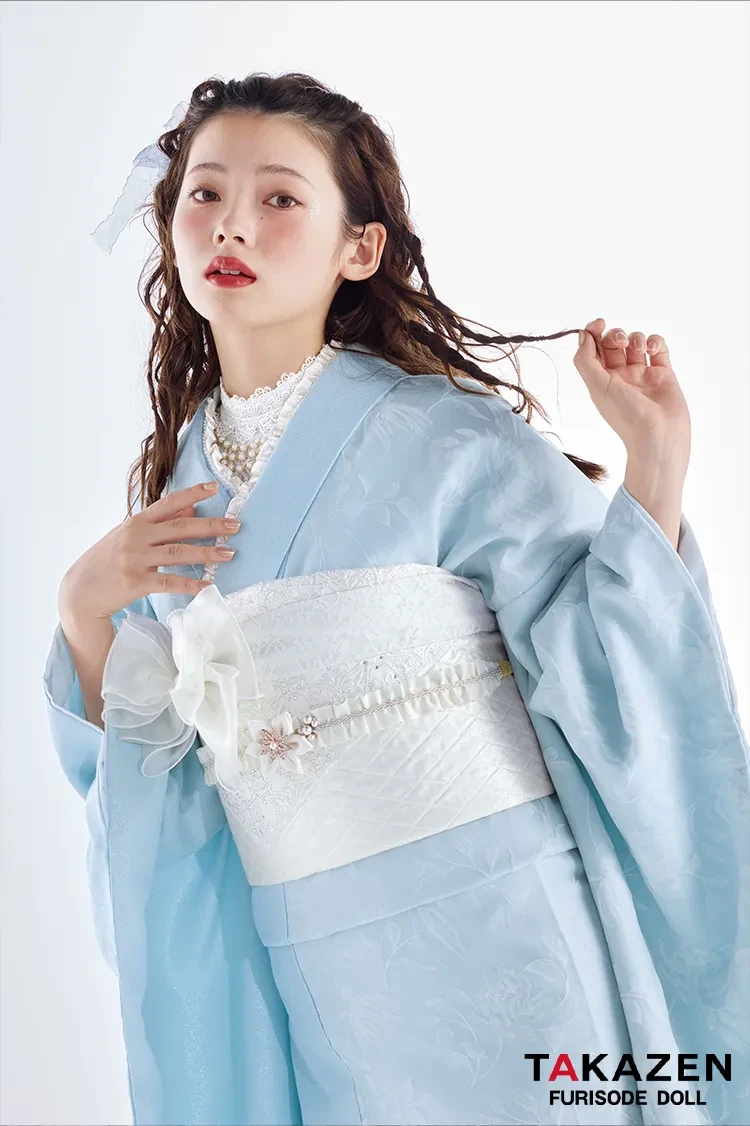 最新作ヴィンテージスタイル 水色 すっきり シンプル きれいめ スカッ