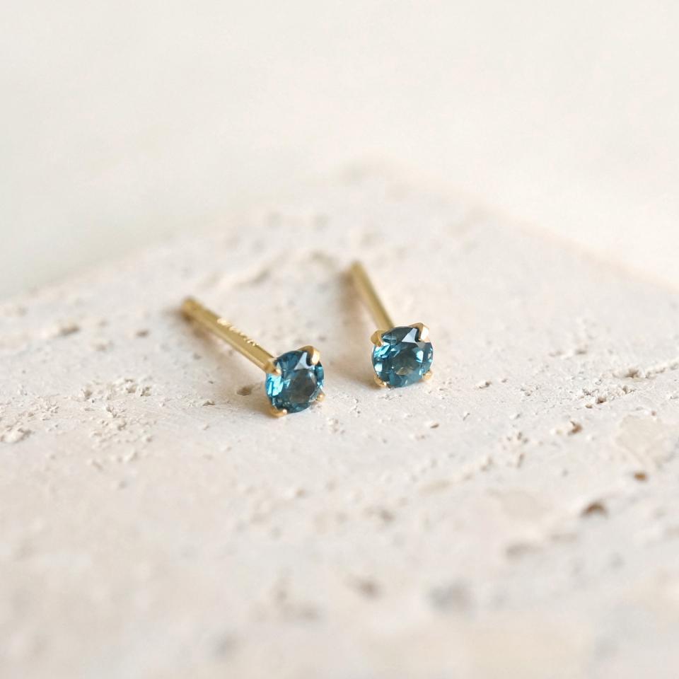 TAKE-UP k18 ブルートパーズ セカンドピアス 18金 テイクアップ