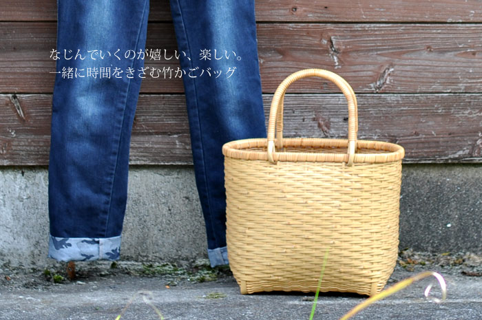 竹製バスケット6個セット 竹の籠 （複数サイズ）丈夫でしっかりしてい