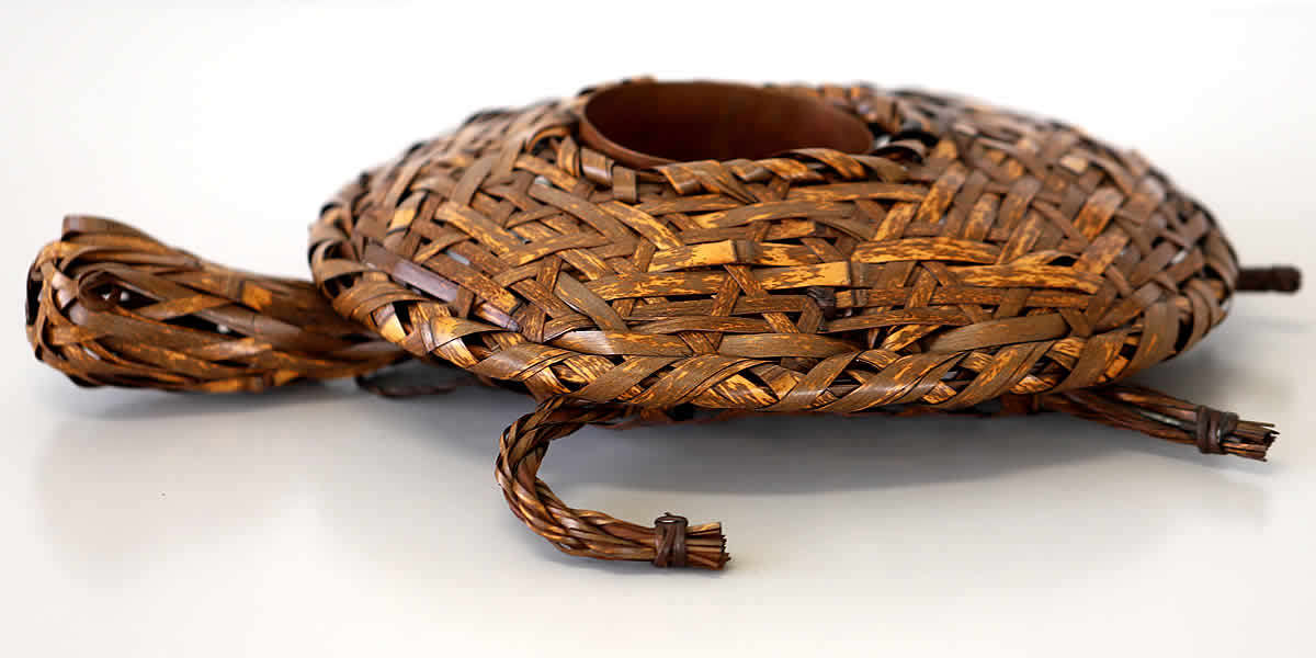 一点限り】 おめでたい虎竹亀型水盤 | 虎斑竹専門店 竹虎