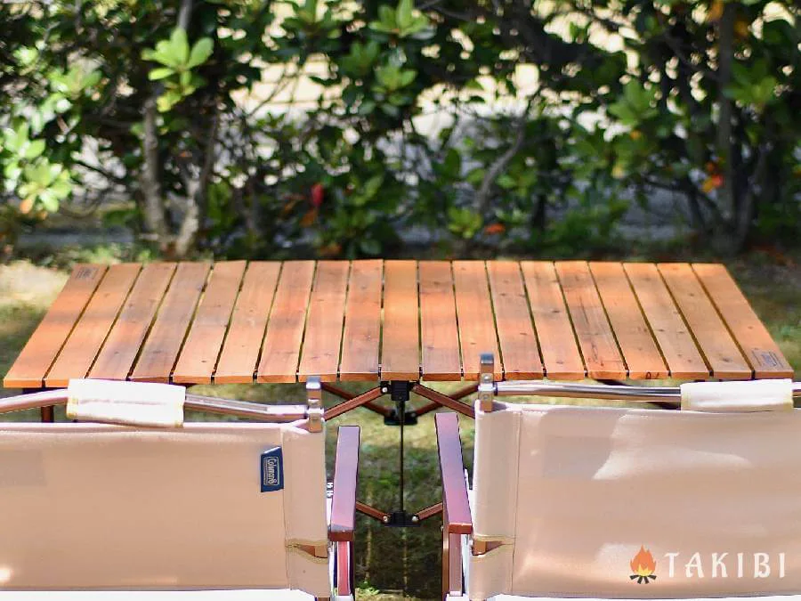 Coleman コールマン ナチュラルウッドロールテーブル クラシック 110