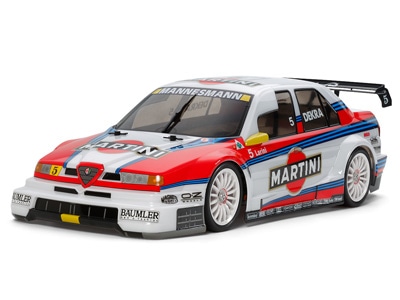 ラジコン ボディーのみ タミヤ アルファロメオ155 DTM ツーリングカー
