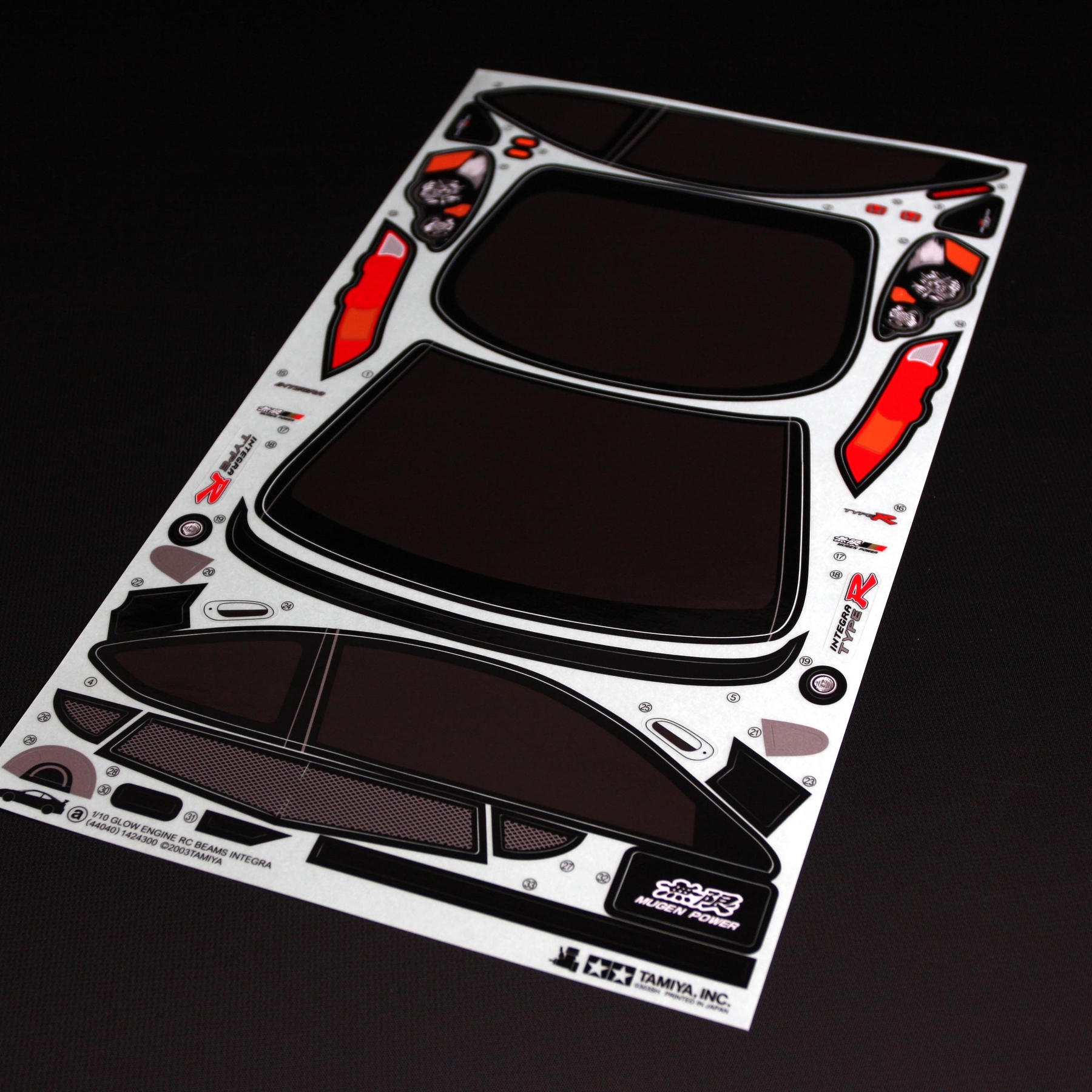 TAMIYA BEAMS INTEGRA 1/10スケール TAMIYA BEAMS INTEGRA 1/10