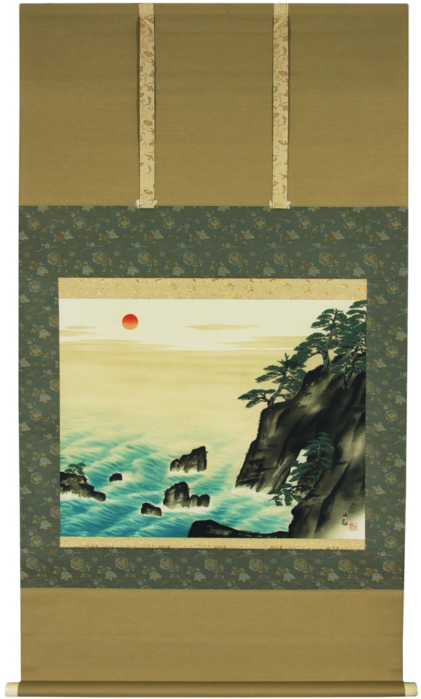 横山 大観 「朝陽映島」 Taikan Yokoyama - 創業36年 美術品販売