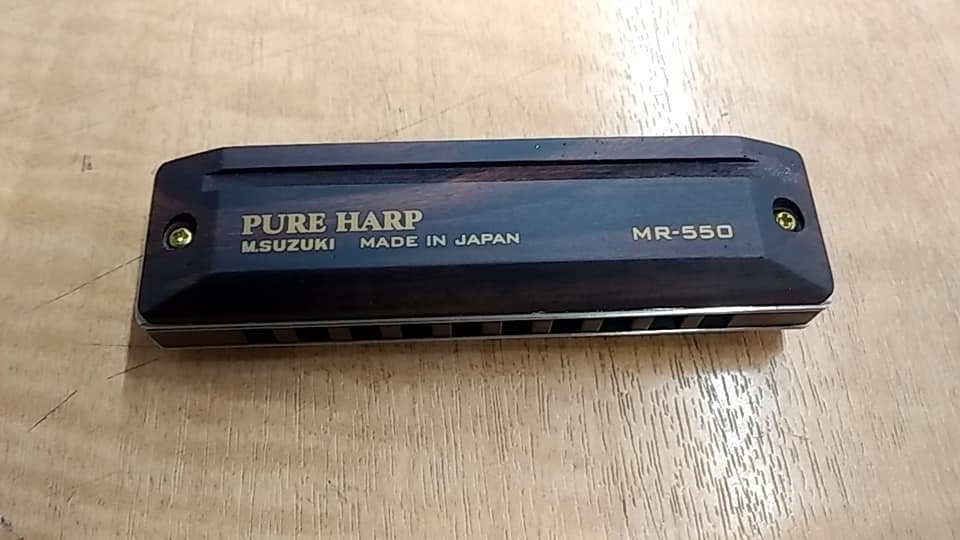SUZUKI PURE HARP B MR-550 日本製 ハーモニカ PURE HARP MR-550