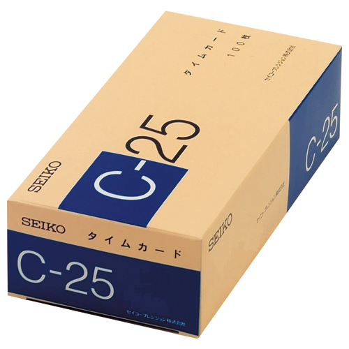 たのめーる】セイコーソリューションズ セイコー用タイムカード 25日締
