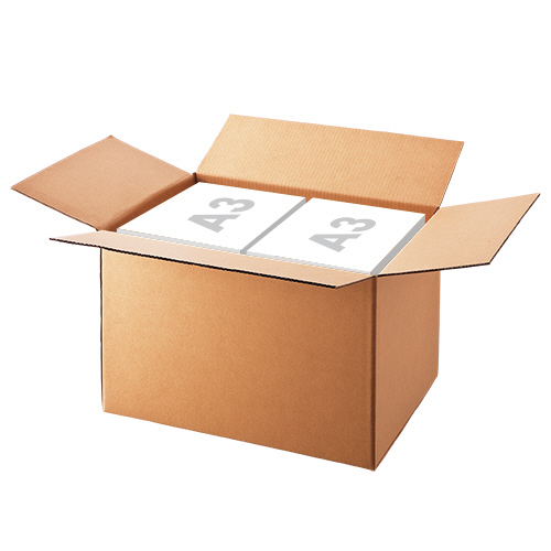 たのめーる】TANOSEE 無地ダンボール箱 A2判対応 Aフルート 高さ410mm