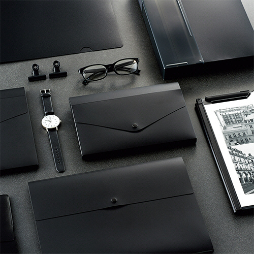 モンブラン黒 スプリングファイル 内ポケット付き