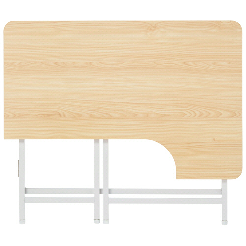 たのめーる】YAMAZEN パタパタコーナーデスク ウッドナチュラル