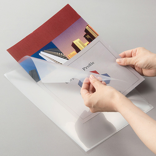 たのめーる】TANOSEE クリアホルダー A4 クリア 厚さ0.2mm 1セット(600