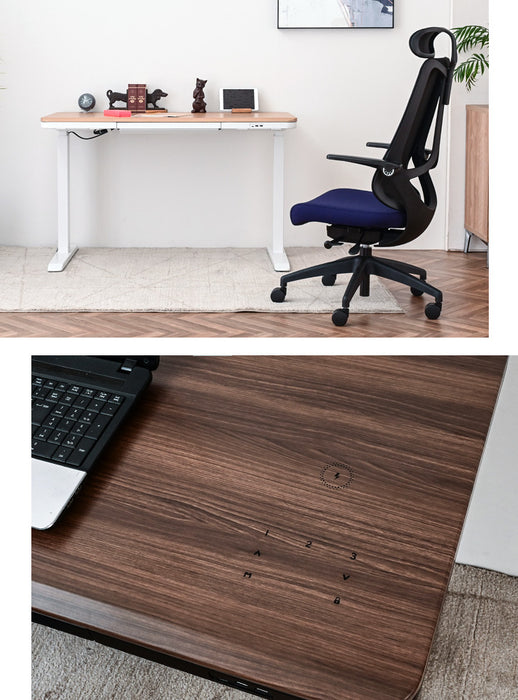 LSTLIFT 昇降式デスク 120cm 引き出し付き USB-C ブラック