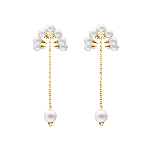 デインジャー トラップ イヤリング E-4386-18KYG|イヤリング/danger