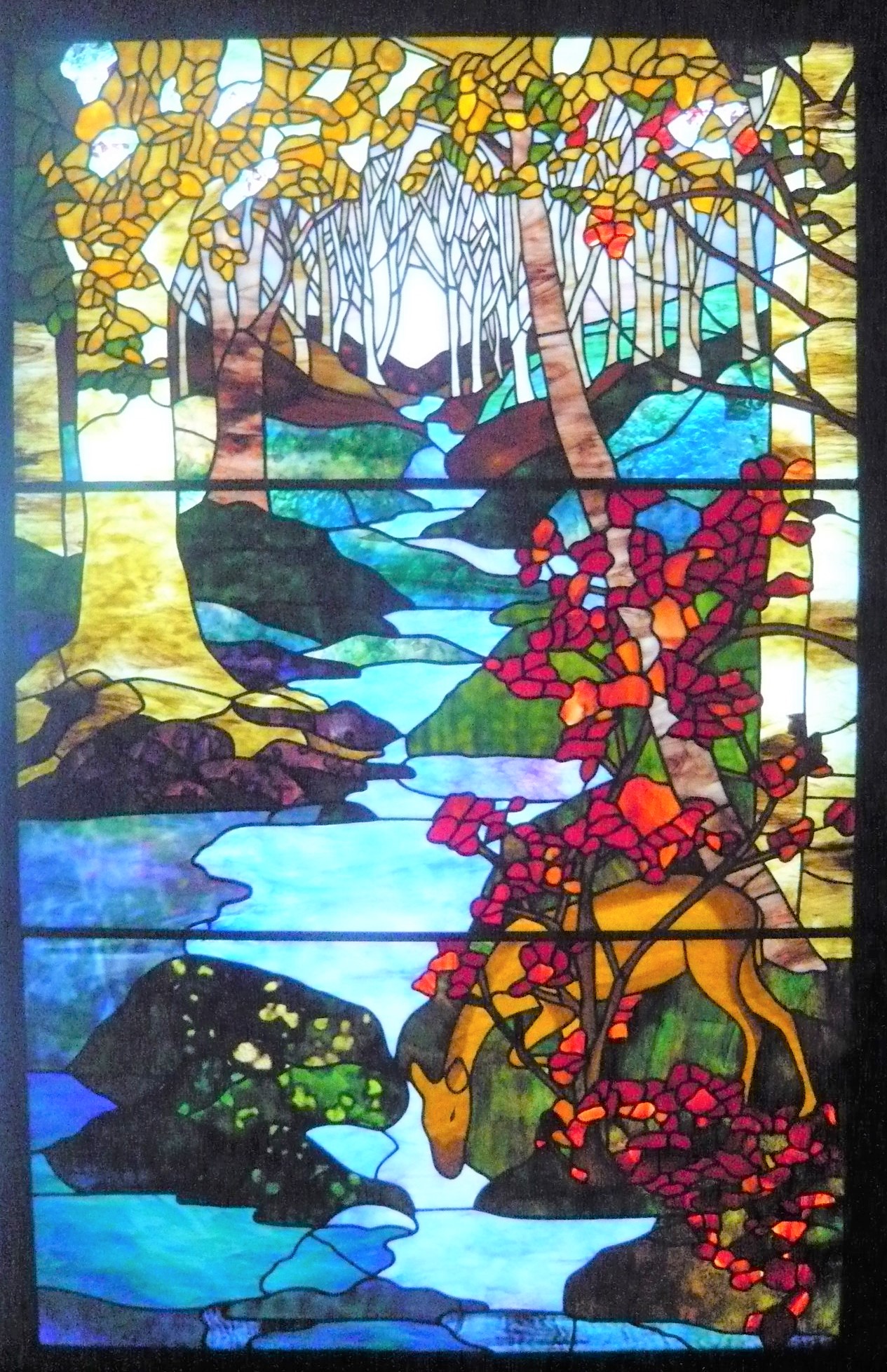 ステンドグラス アンティーク アートパネル cru-0016_30× 30_新品 1930