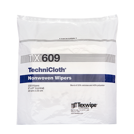 Texwipe. TechniCloth® TX609 Nonwoven Dry Cleanroom Wipers, Non-Sterile