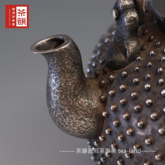 仁寿齊造 純銀 茶入