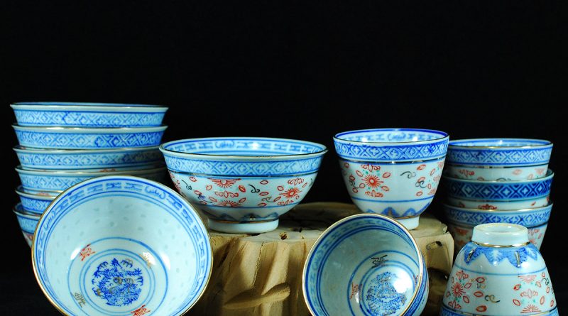 青花 玲瓏盃 茶盃