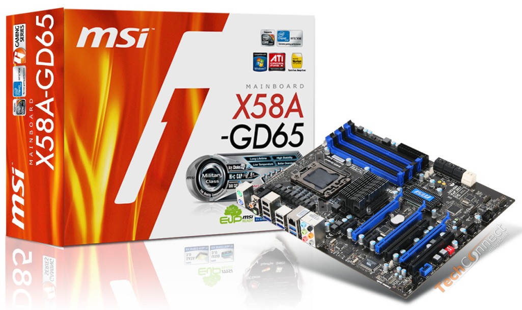 MSI Readies X58A-GD65 Motherboard | TechPowerUp
