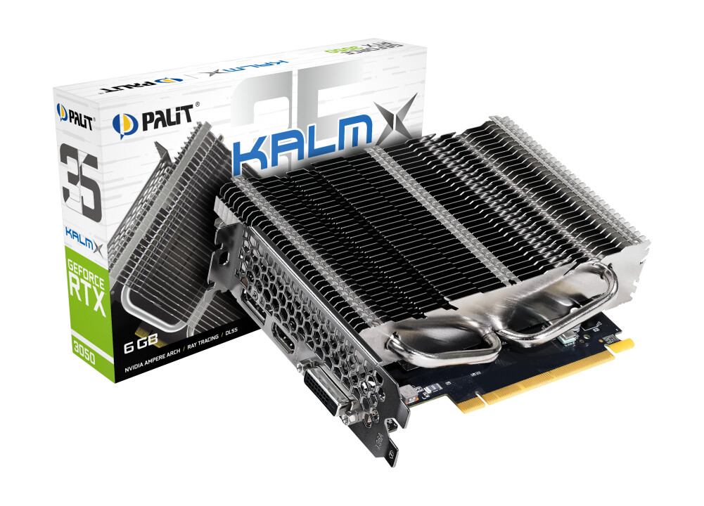 Palit Introduces GeForce RTX 3050 6 GB KalmX and StormX Models