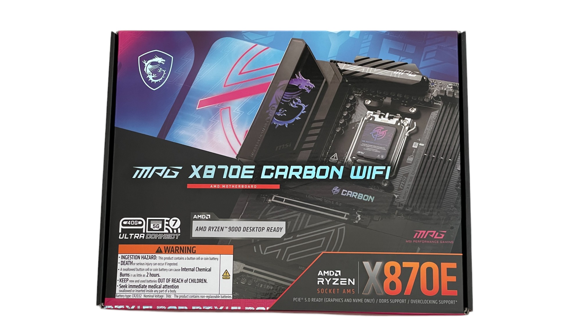 MSI MPG X870E Carbon Wi-Fi Review - Packaging & Contents | TechPowerUp