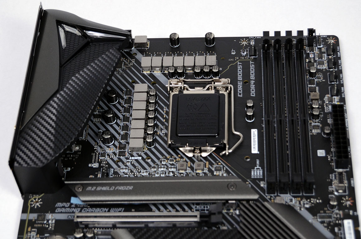 MSI MPG Z490 Carbon EK X Review - Board Layout | TechPowerUp