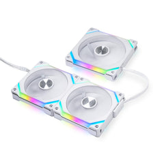 Lian Li UNI Fan SL120 V2 RGB Triple Pack with Controller (V2) - White