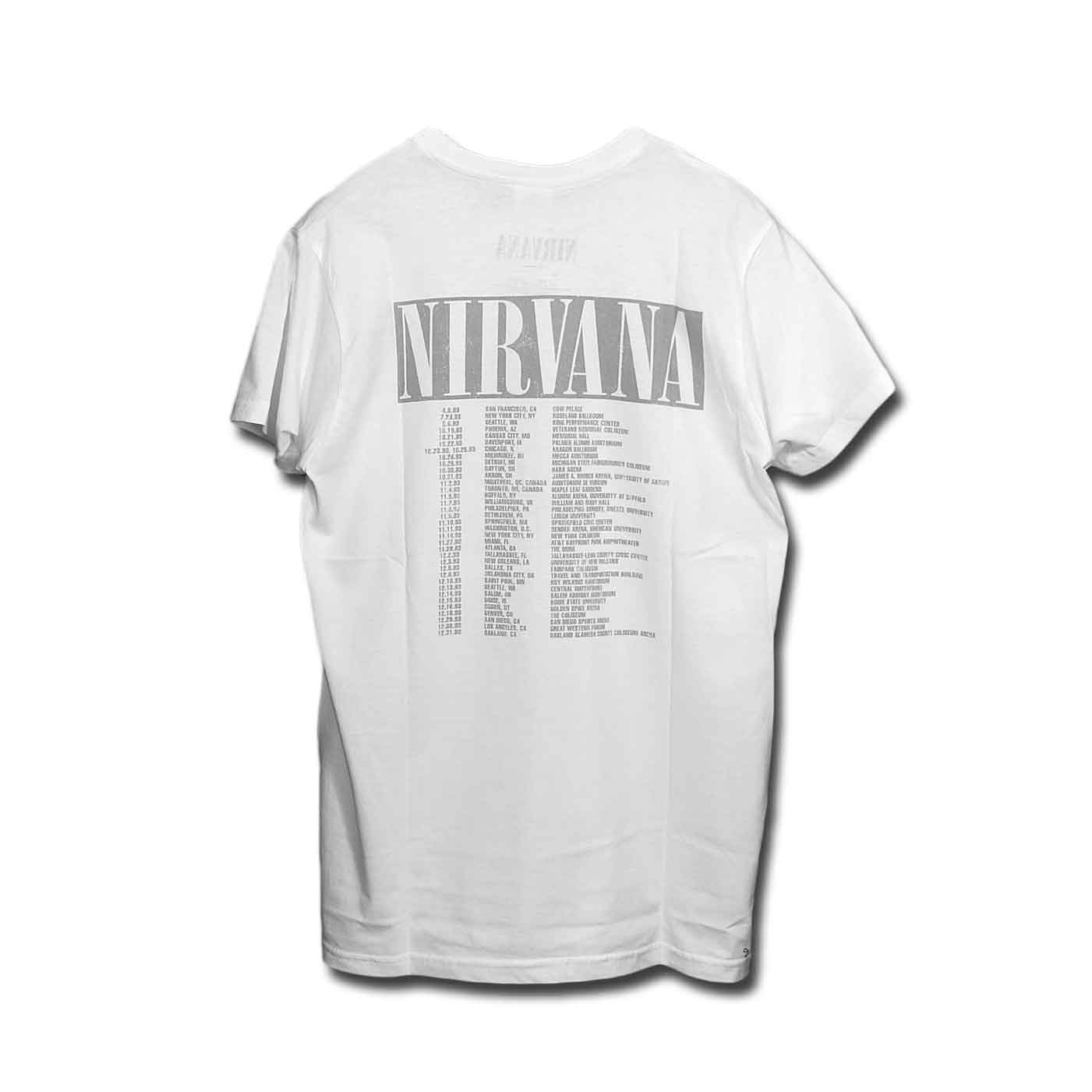 Nirvana バンドTシャツ ニルヴァーナ In Utero Tour WHITE - バンドT