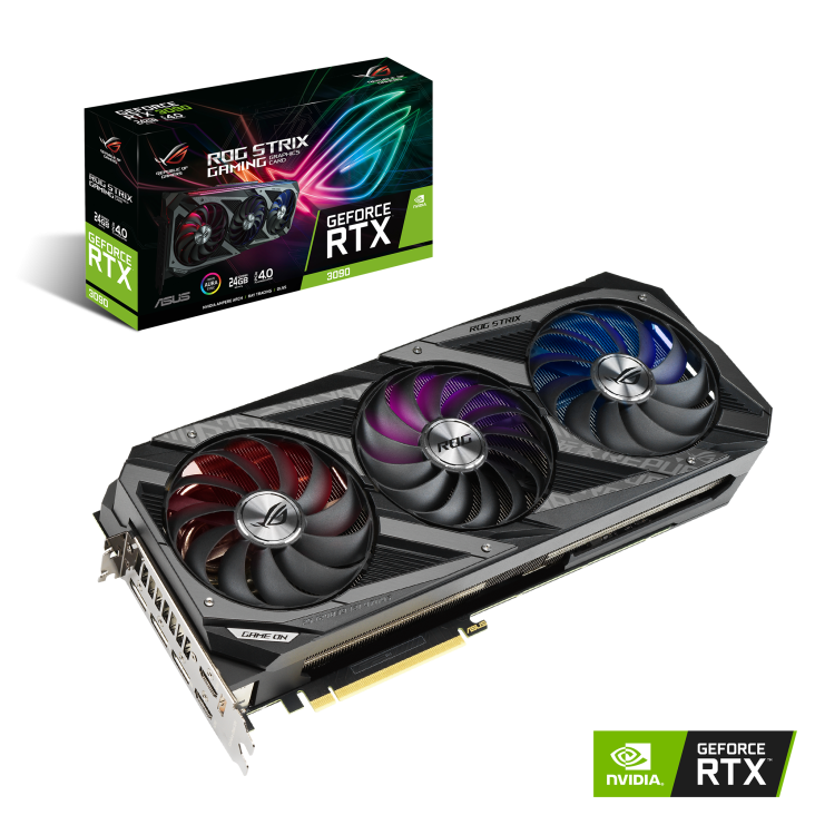 ROG-STRIX-RTX3090-24G-GAMING - 3連ファン搭載RTX™3090採用