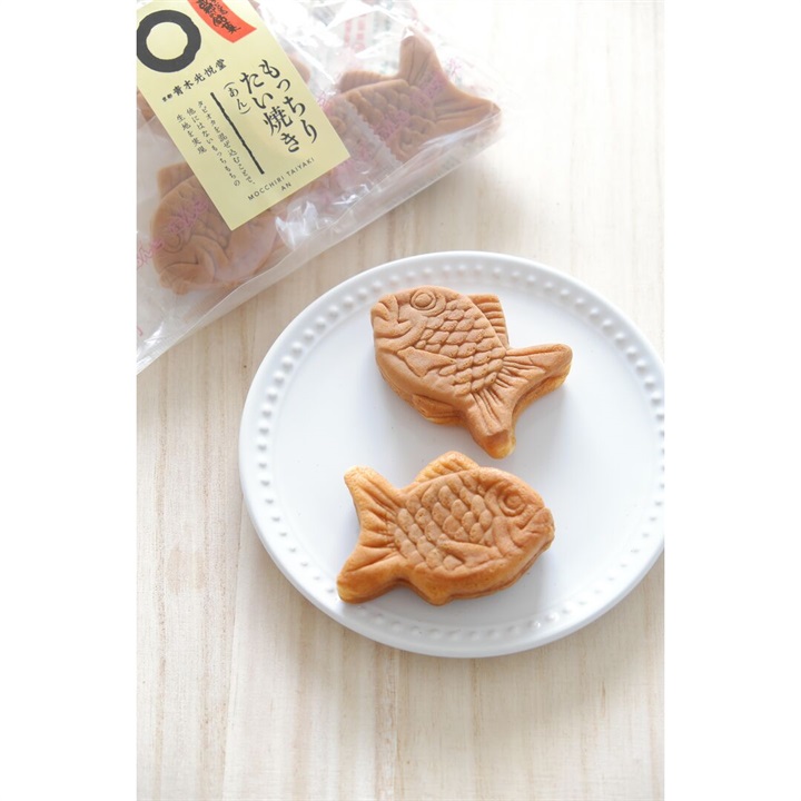 ケース販売＞【青木光悦堂】もっちりたい焼き（あん）（12個入り