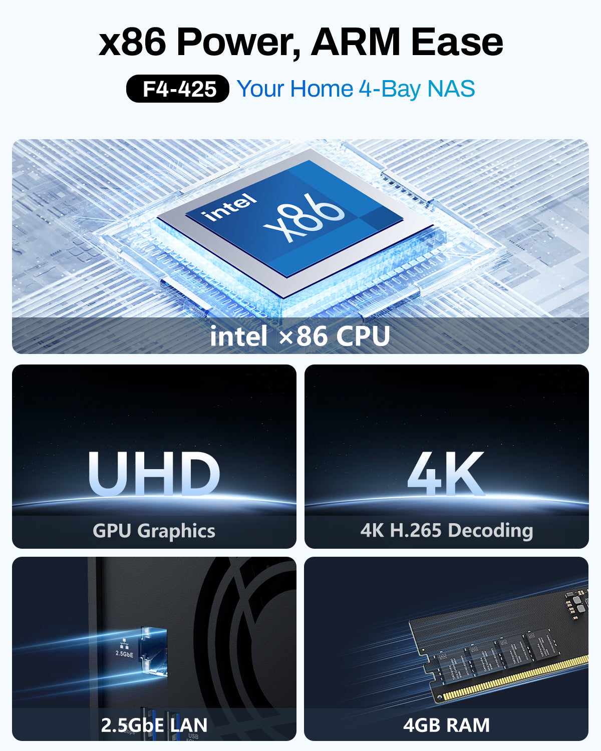 TerraMaster F4-425 4-Bay NAS – TerraMaster Official Store