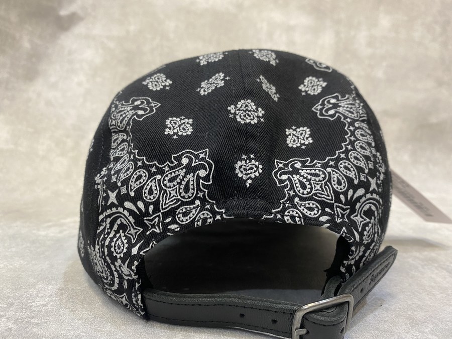 Supreme バンダナ柄 ペイズリー ネイビーキャップ Supreme バンダナ柄