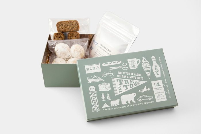 トラベラーズファクトリー12周年記念缶セット