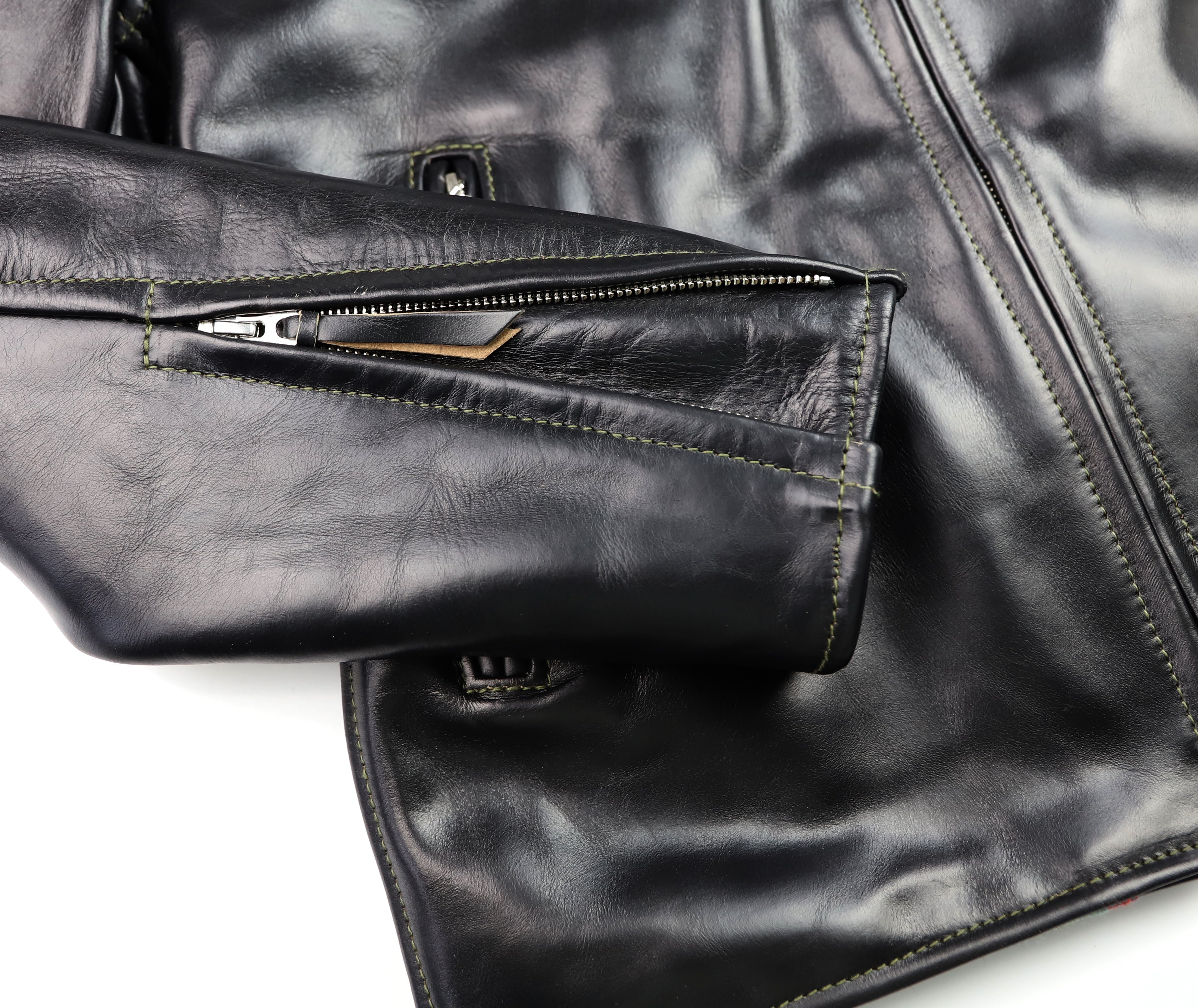 Aero Cafe' Racer, size 42, Black CXL Steerhide – Thurston Bros