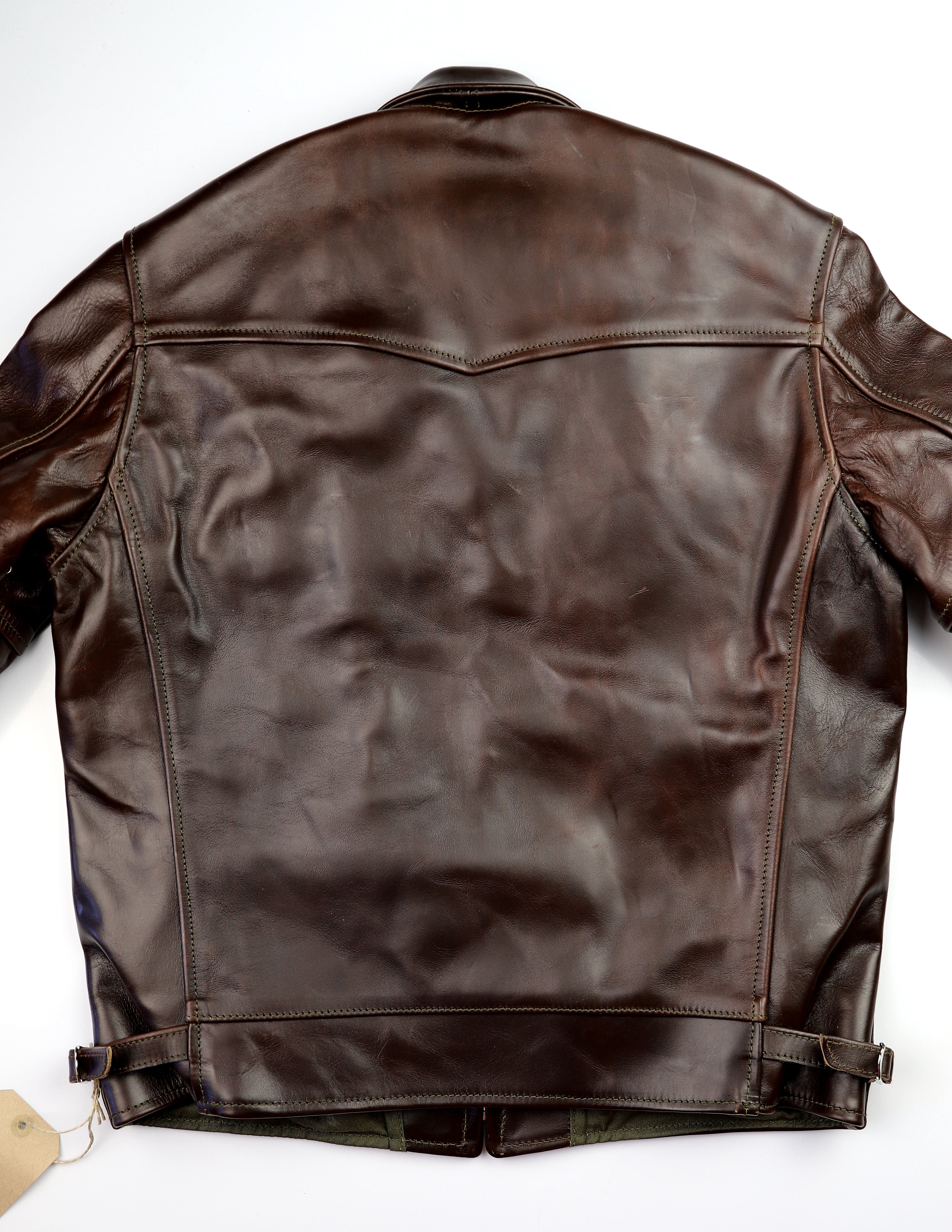 Aero Premier Highwayman, sz 40, Brown CXL Horsehide – Thurston