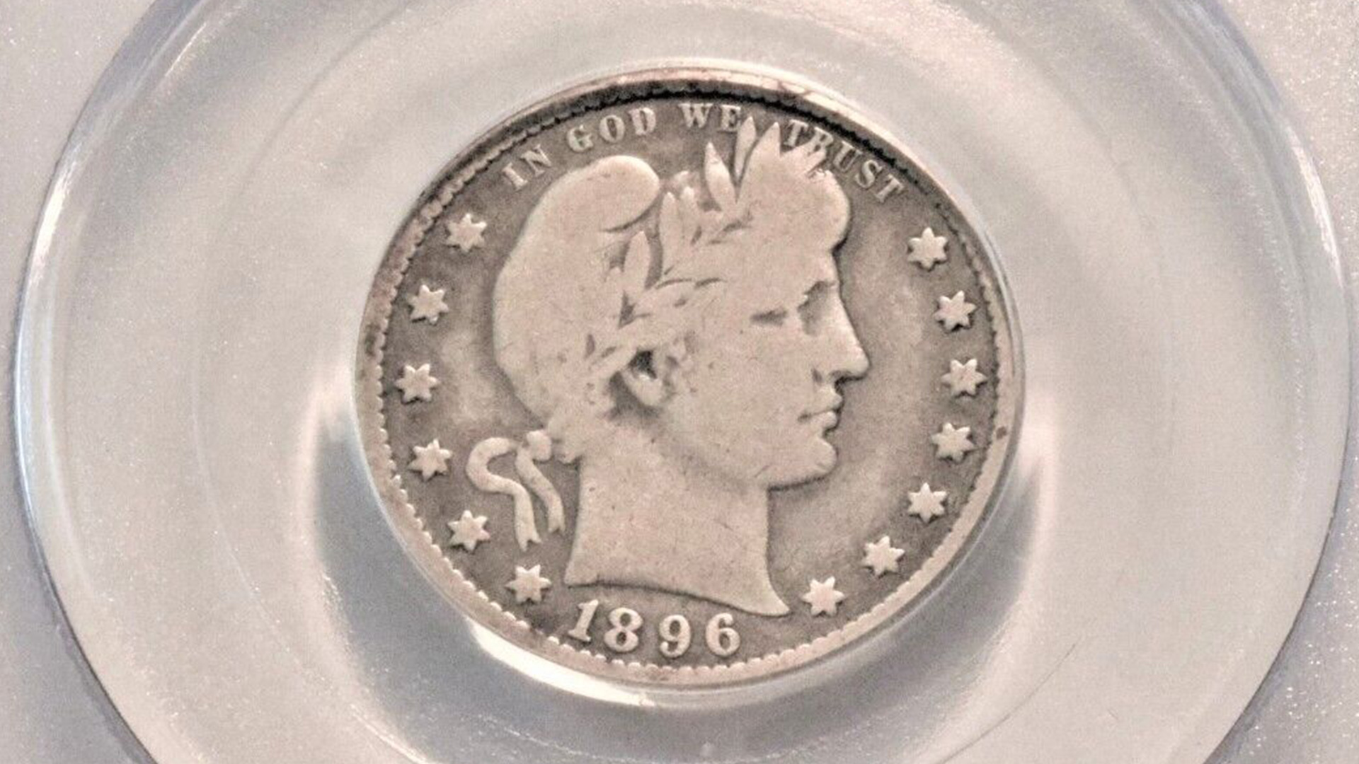 B*k様 アメリカ バーバークォーター 1896S 大特年 発行数18.8万枚 B*k