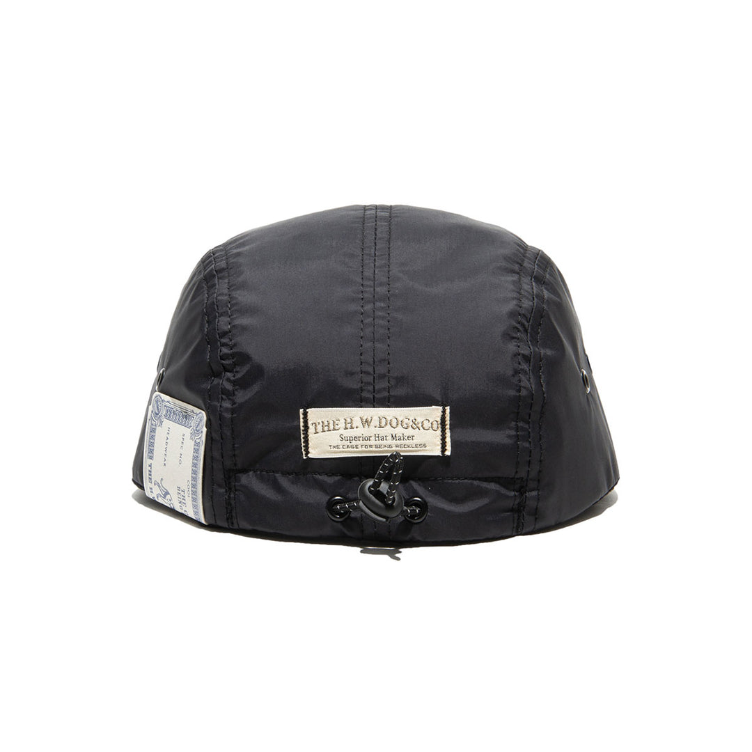THE H.W DOG&CO NYLON JET CAP BLACK