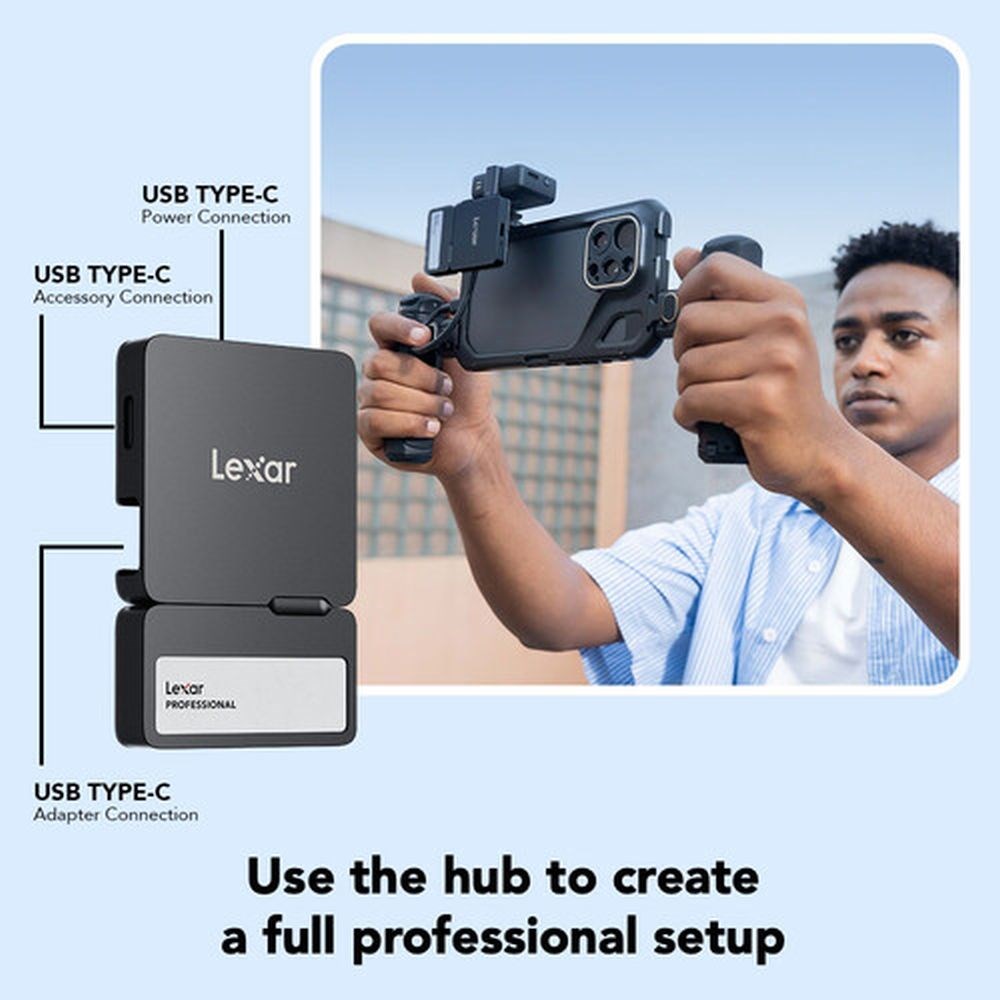 Lexar SL400 Professional Go 1TB Portable SSD Hard Drive External