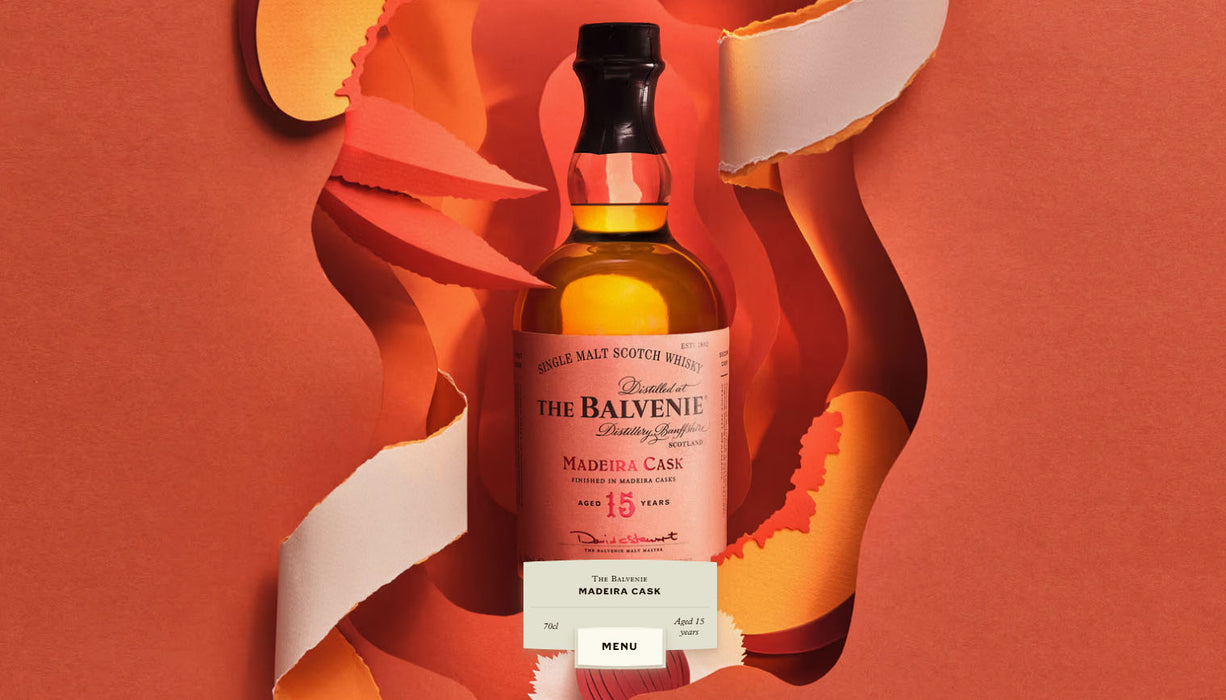 The Balvenie 15 Year Old Madeira Cask Speyside Single Malt Scotch