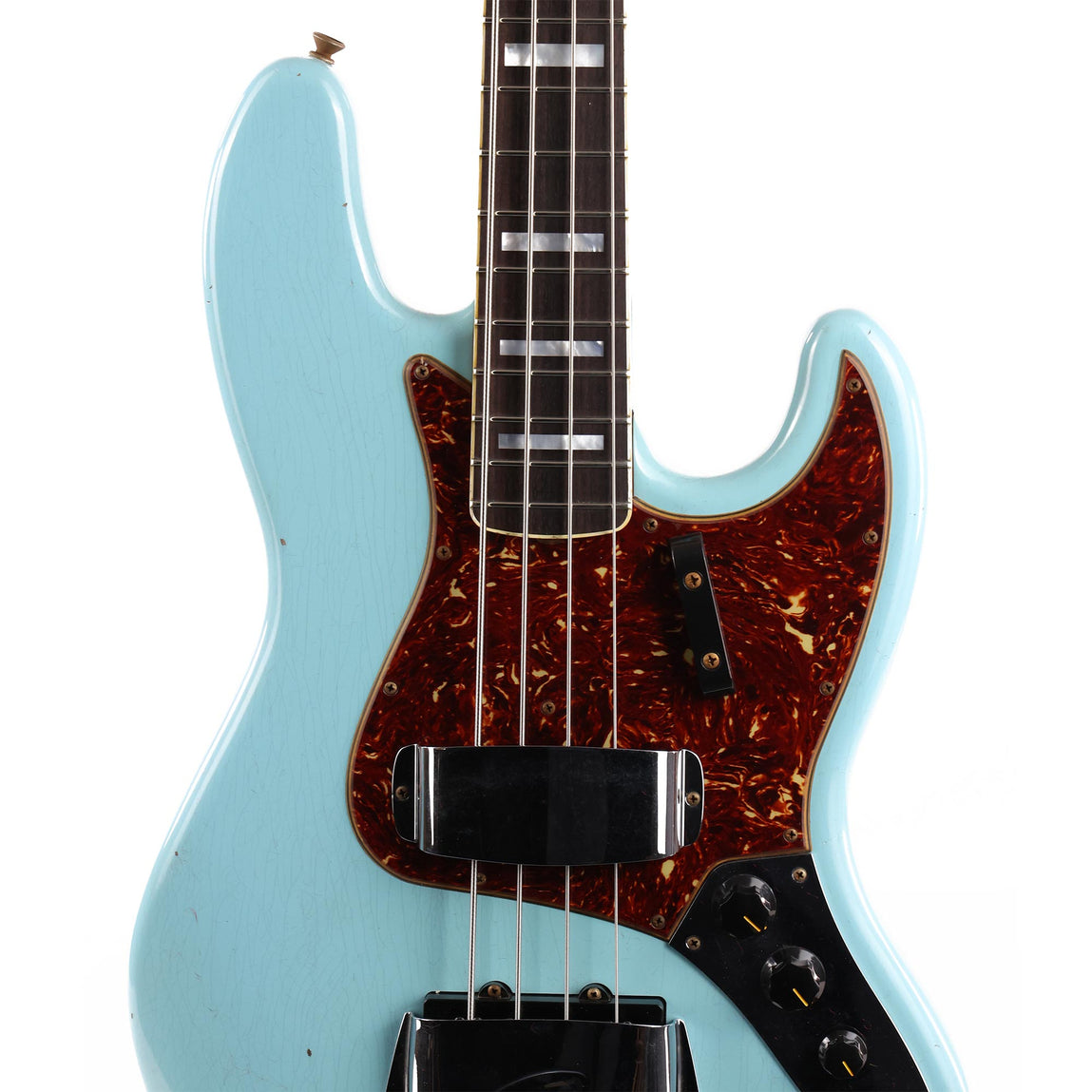 Fender Custom Shop 1966 Jazz Bass Journeyman Relic Aged Daphne