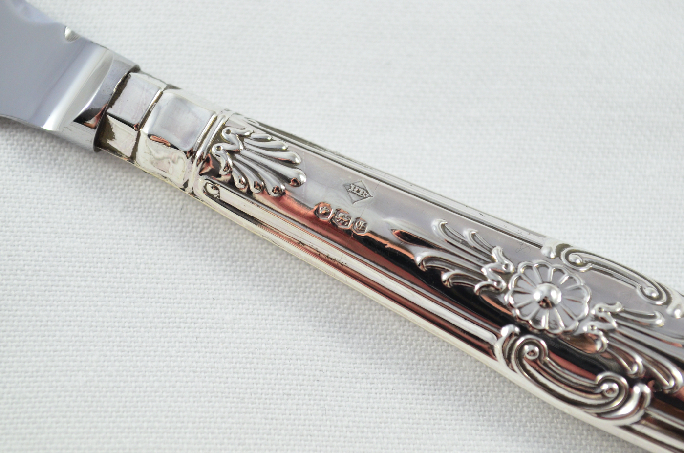 Harrison Brothers】【純銀ハンドル】キングス サーバーナイフ