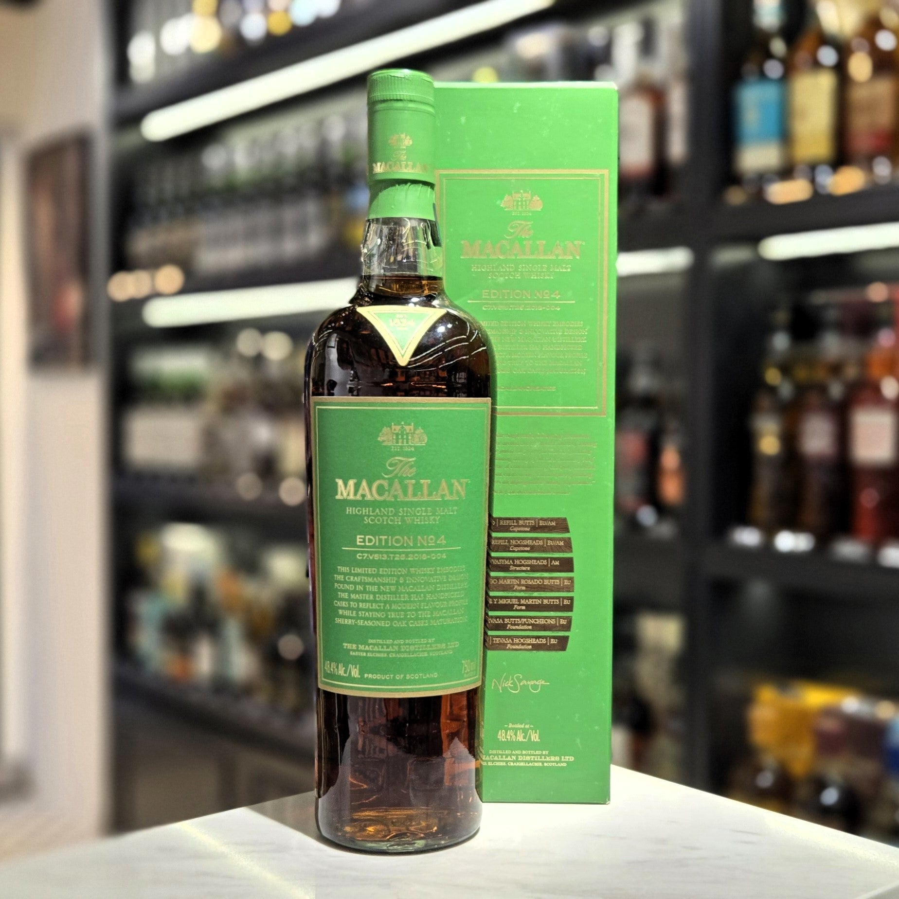 Macallan Edition No.4 Single Malt Scotch Whisky (750ml) – The