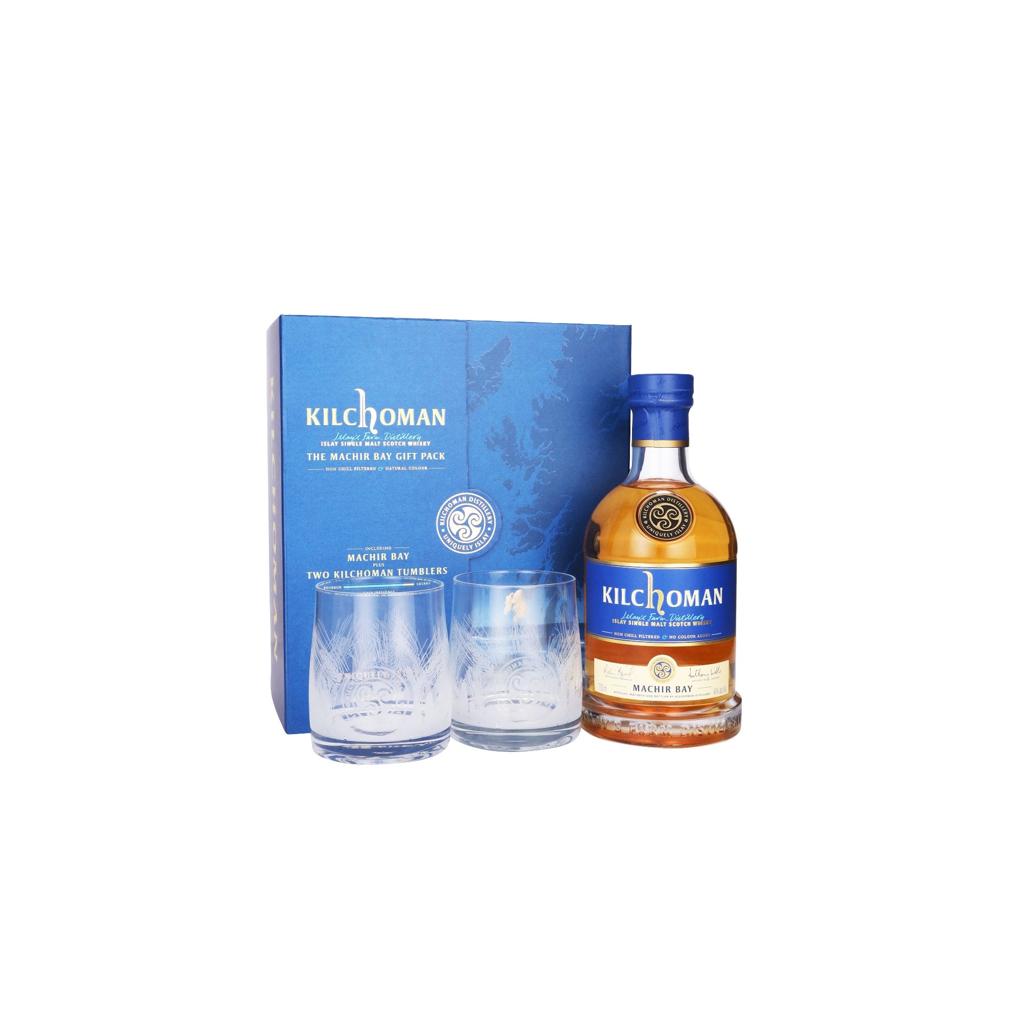 Kilchoman Machir Bay - 2 Glass Gift Pack - Gift Ideas from The
