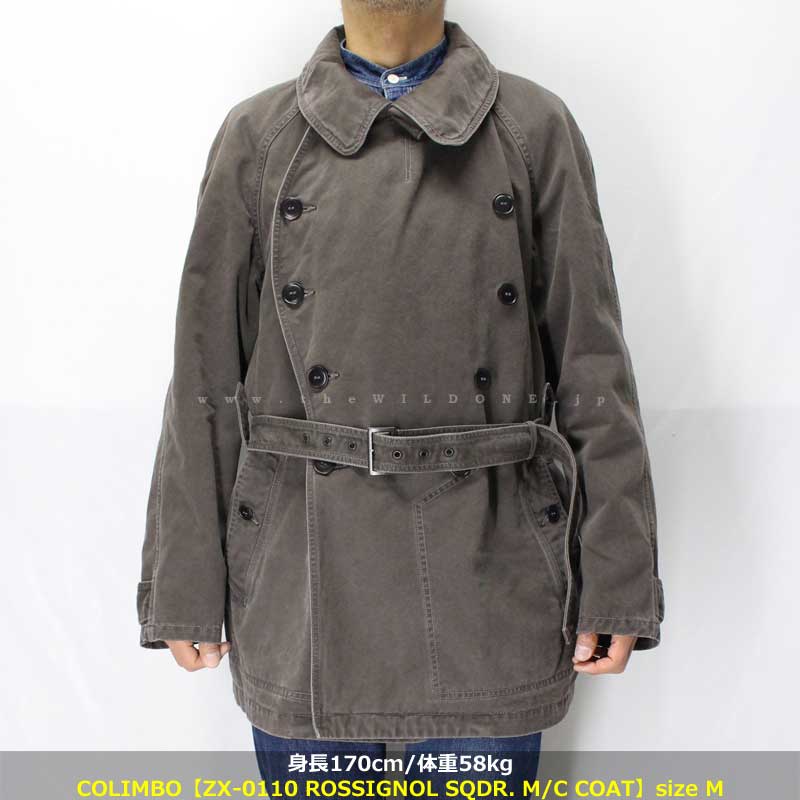 COLIMBO 【ZX-0110 ROSSIGNOL SQDR MOTORCYCLE COAT ＜CHARCOAL