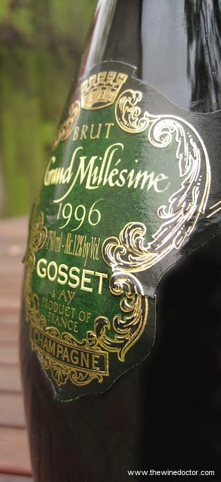 ゴッセ グラン・ミレジメ 1996 BUY] 1996 | Champagne Gosset | 'Grand